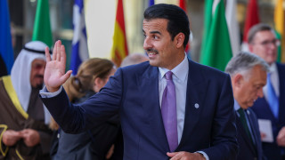 Емирът на Катар шейх Тамим бин Хамад ал Тани пристигна