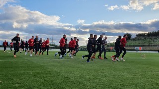 Днес отборът на ЦСКА направи двуразова тренировка Сутринта футболистите наблегнаха