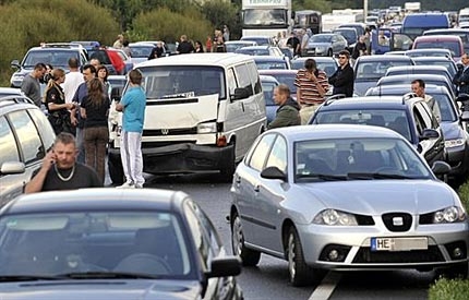 66 ранени при катастрофа на магистрала в Германия