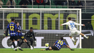 Интер пропусна шанса поне временно да изпревари градския съперник Милан