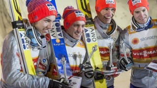 Норвегия спечели отборния ски скок