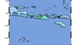  Силно земетресение на индонезийския остров Ломбок 
