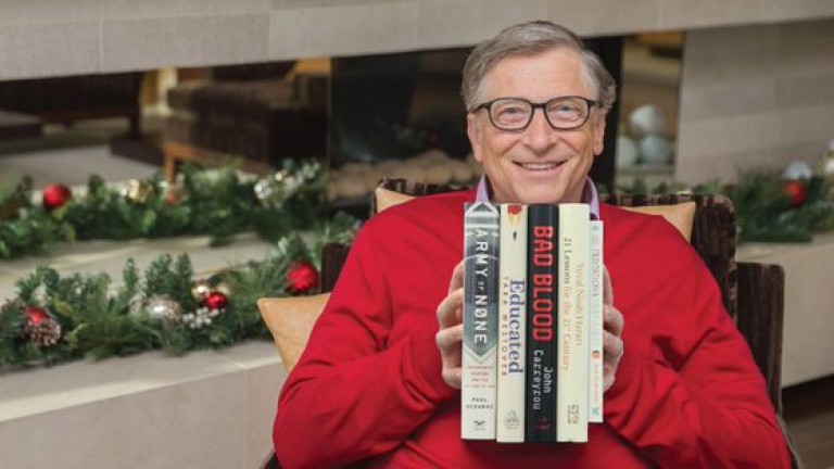 Кои книги впечатлиха Бил Гейтс през 2018 г. 