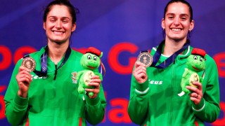 Трикратните европейски шампионки на двойки жени Стефани Стоева и Габриела