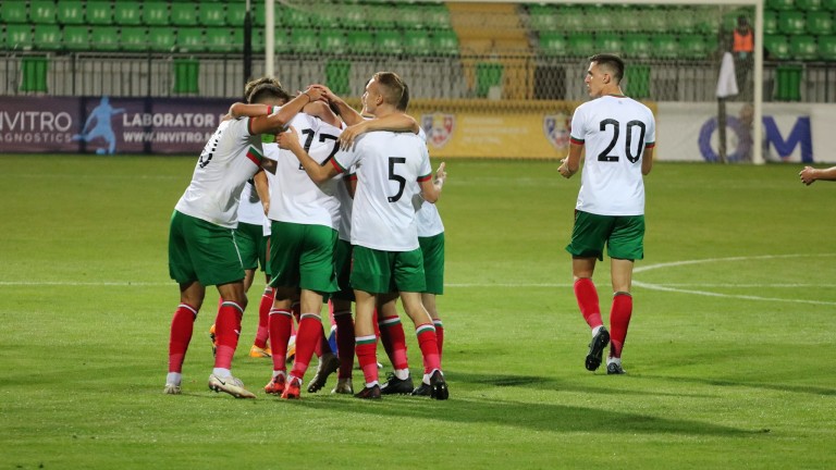 Младежкия национален отбор на България до 21 години завърши 1:1