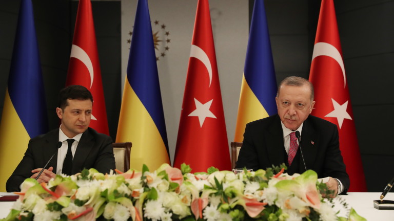Ердоган подкрепи Украйна за Крим и НАТО