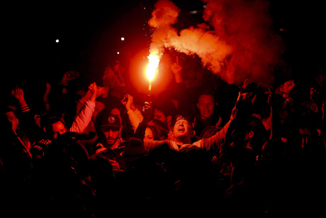 Хиляди фенове на Реал на протест срещу Рафа