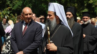 Президентът Румен Радев и Негово Светейшество Даниил патриарх Български