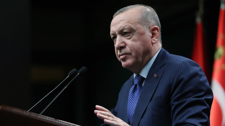 Турският президент Реджеп Тайип Ердоган заяви, че правителството му все