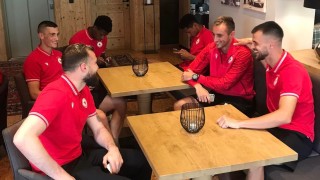 Обилен дъжд и мрачно време посрещна отбора на ЦСКА в