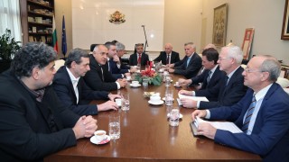 Председателите на работодателските организации на синдикатите и премиерът Бойко Борисов