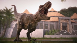 Един от най големите скелети на Tyrannosaurus rex в света е