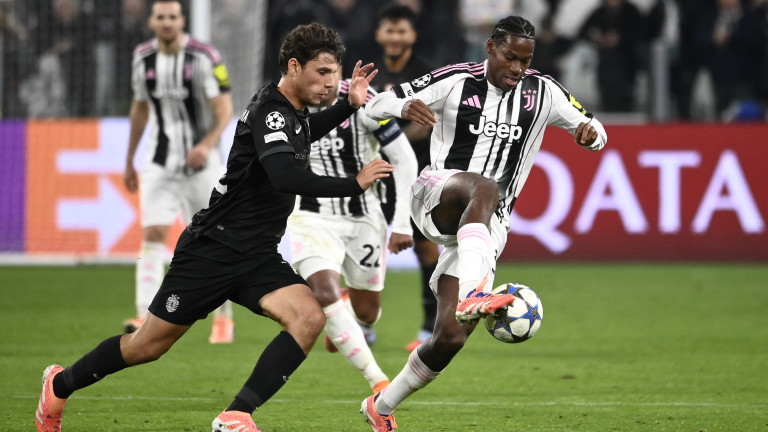 Ювентус не успя да победи Спортинг Лисабон при завръщането на Лучано Спалети в Шампионската лига