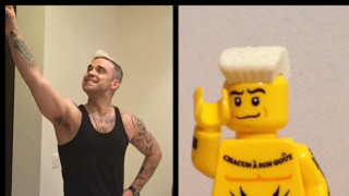 Роби Уилямс публикува снимка в социалната мрежа на която показва