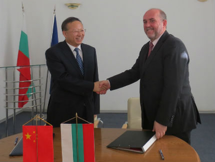 МИЕ подписа меморандум за икономическо сътрудничество с китайска провинция