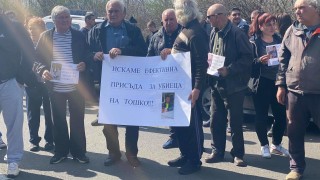 Жители на созополските села Росен и Присад блокираха частично пътя