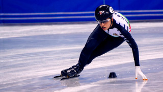 Най добрата ни състезателка по шорттрек Катрин Маноилова днес за направи
