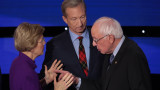 Осми дебат между демократите: Сандърс и Уорън ожесточават враждата си