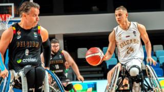 Националният отбор на България по баскетбол на колички се исторически финал