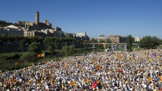 540 000 демонстранти в Барселона поискаха независимост от Испания 
