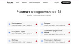 Revolut спря да работи