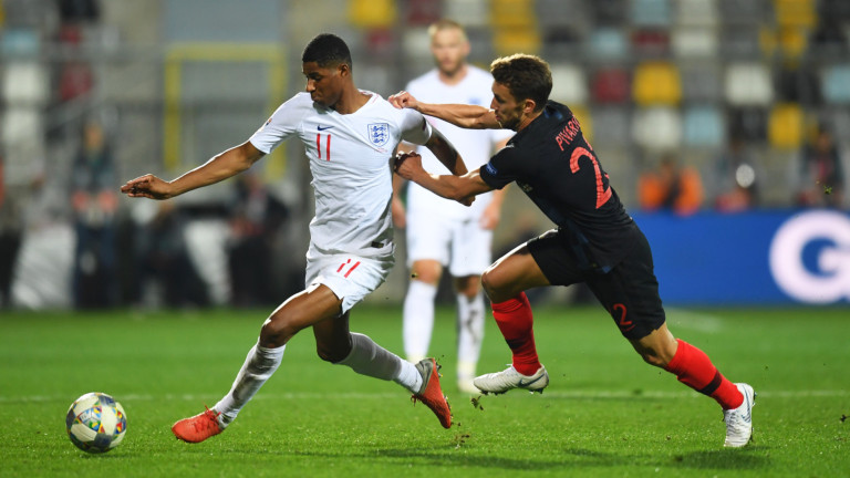 След много скука и малко футбол в Риека: Нулево реми между Хърватия и Англия 
