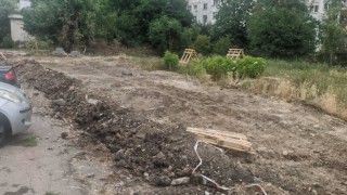 В столичния район Люлин спряха незаконен строеж на зелена площ