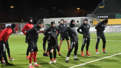 ЦСКА тренира на минусовите температури в Норвегия