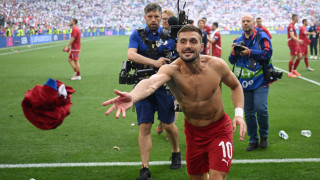 Капитанът на Сърбия Душан Тадич заяви че прекратява своята международна