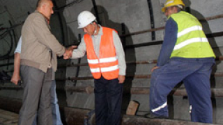 Премиерът приема машината, която ще копае метрото
