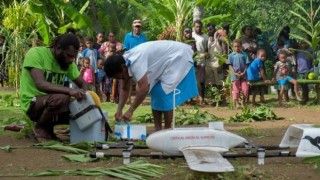 Вануату използва дрон за доставка на ваксини до отдалечен остров като