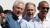  Буш, Клинтън и Обама обединени в група за помощ на афганистанските бежанци в Съединени американски щати 