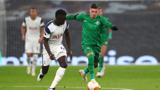 Тотнъм - Лудогорец 4:0, гол на Лукас Моура