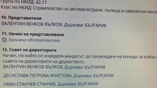 Търговският регистър вписа новото временно ръководство на държавното дружество Автомагистрали