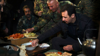 Башар Асад посети фронта на Нова година