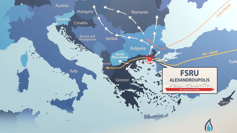 Новата независима система за природен газ, построена в Александруполис, която