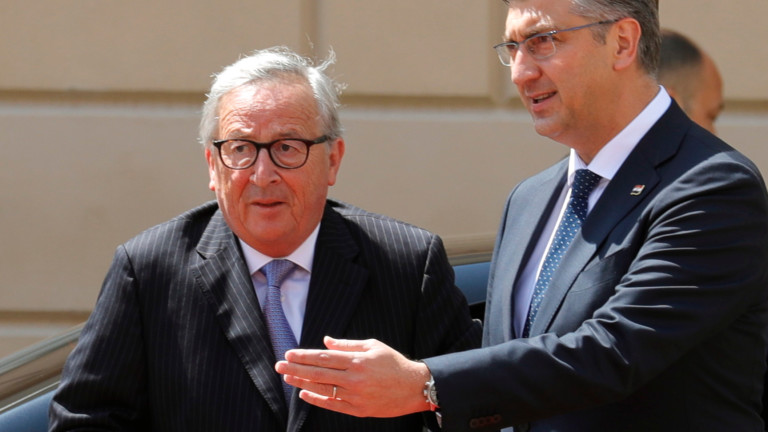 Председателят на Европейската комисия Жан-Клод Юнкер даде тласък на надеждите