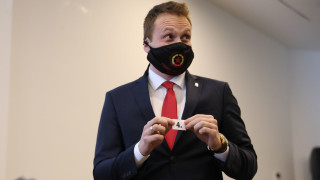 Добрин Гьонов коментира жребия в турнира за Купата на България Церемонията днес