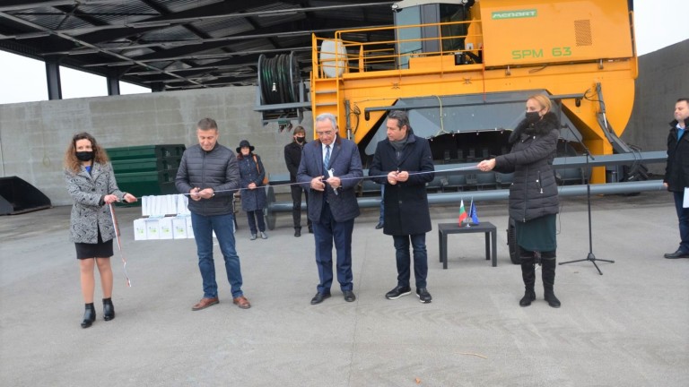 Пловдив със своя компостираща инсталация за зелени и биоразградими
