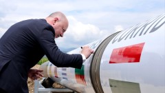 Жечо Станков и Росен Желязков инспектират Вертикалния газов коридор