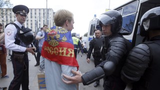 Над 250 души са задържани от сътрудници на московската полиция