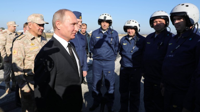 Първите руски войници в Сирия се завърнаха в страната си