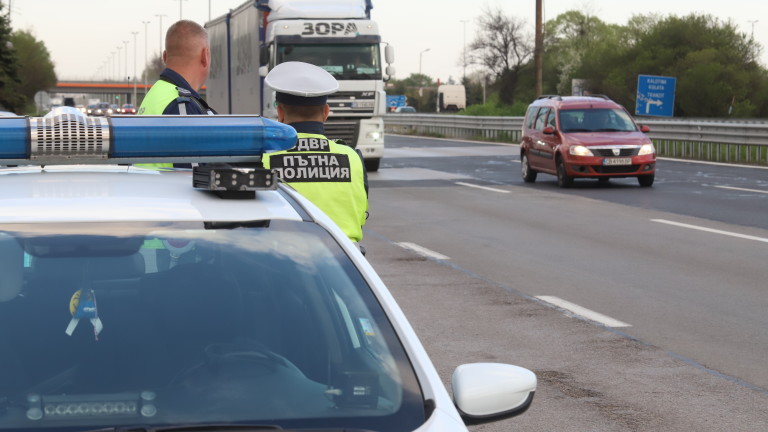 Акция срещу претоварването на камиони в Бургаско