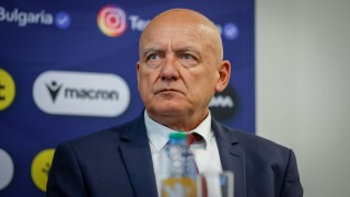 Вицепрезидентът на Българския футболен съюз Николай Изов говори след днешното