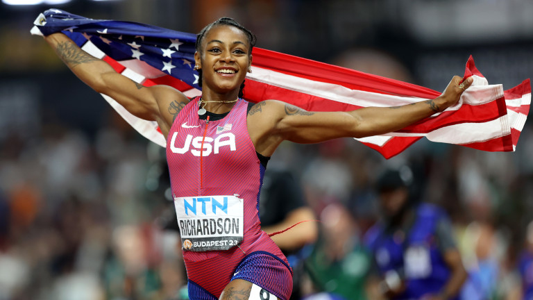 Американката Ша`Кари Ричардсън спечели титлата в спринта на 100 метра