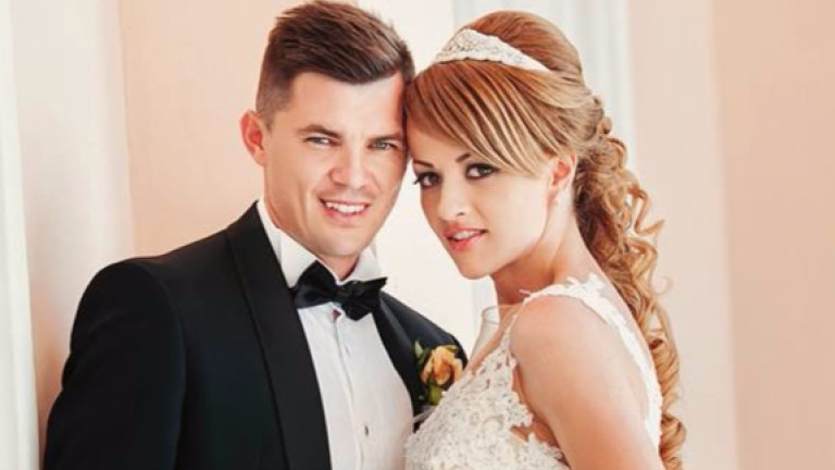 Бившата на Део се омъжи за футболиста Валери Домовчийски 