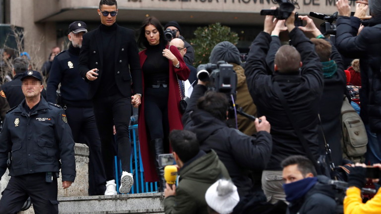 В Испания осъдиха Роналдо на 2 години условно и 19 млн. евро глоба