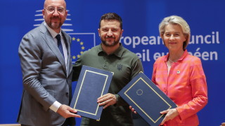 Украйна подписа споразумения за сигурност с ЕС, Литва и Естония