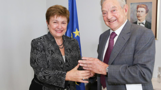 Джордж Сорос награди Кристалина Георгиева с приза "Отворено общество"