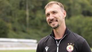 Кондиционният треньор на ЦСКА Боян Стаматович говори пред клубната телевизия